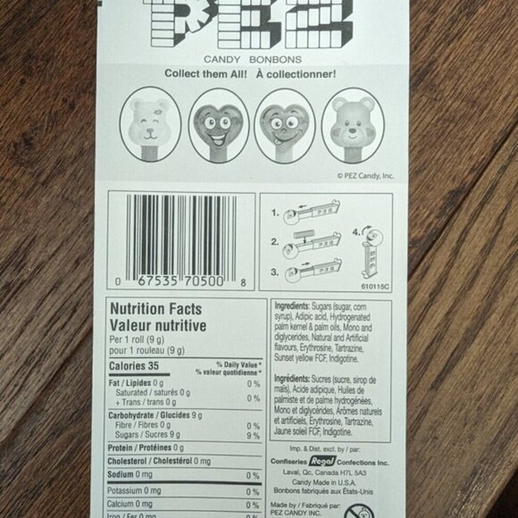 Pez Love gift bundle 2 Heart Pez dispensers - Picture 4 of 5